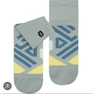 On Running Athletic Socks - Yellow and Green